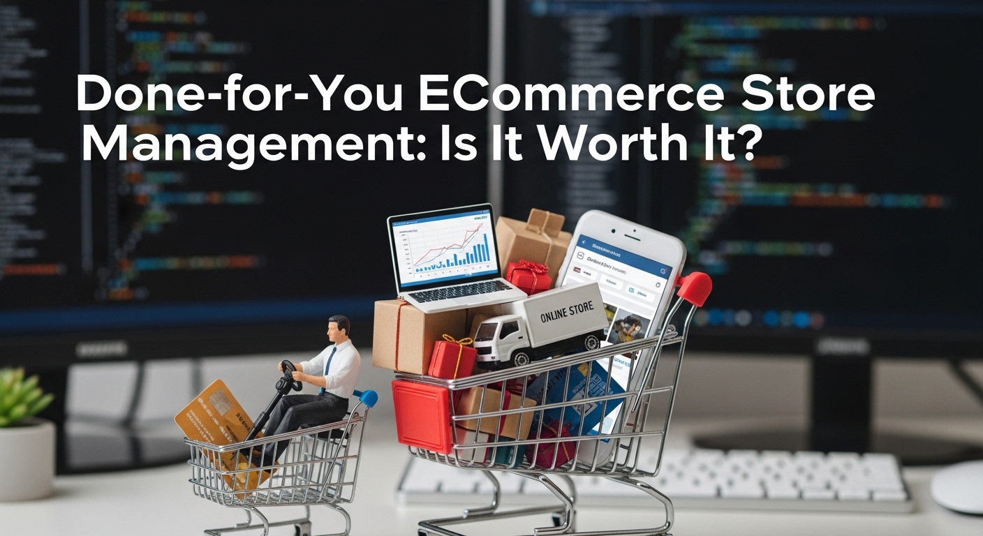 Done-for-you ecommerce store management service handling online store operations